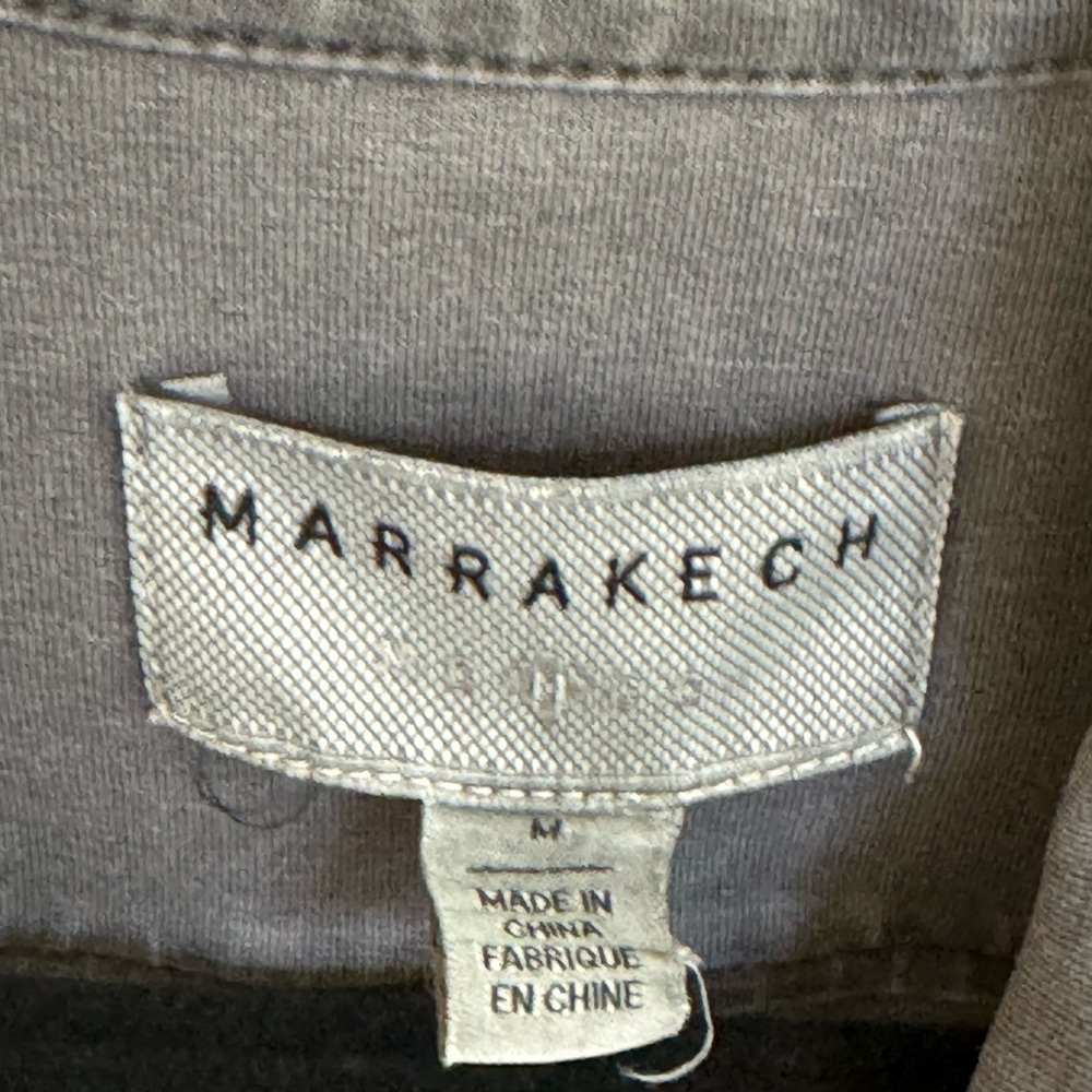 Marrakech Washed Slate Utility Jacket EUC! - image 2
